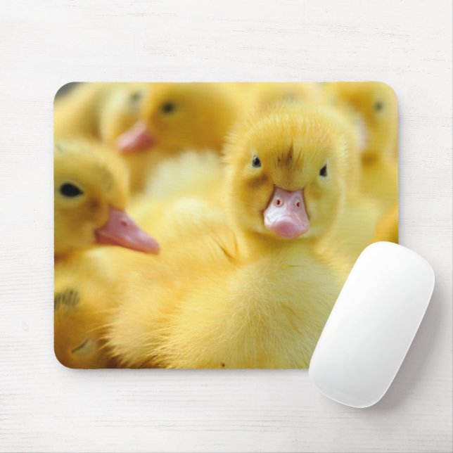 Tapis De Souris Animaux de bébés cutest | Baby Duck Group (Avec souris)