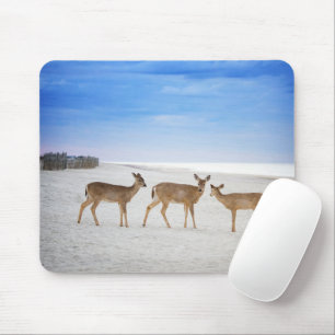 Tapis De Souris Animaux de bébés cutest Cerfs sur la plage