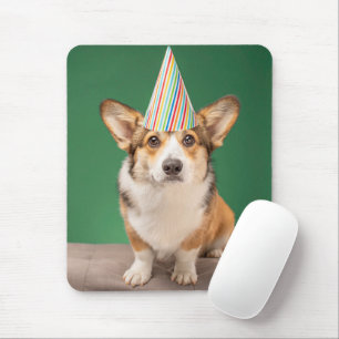 Tapis De Souris Animaux de bébés cutest Corgi Anniversaire Chiot