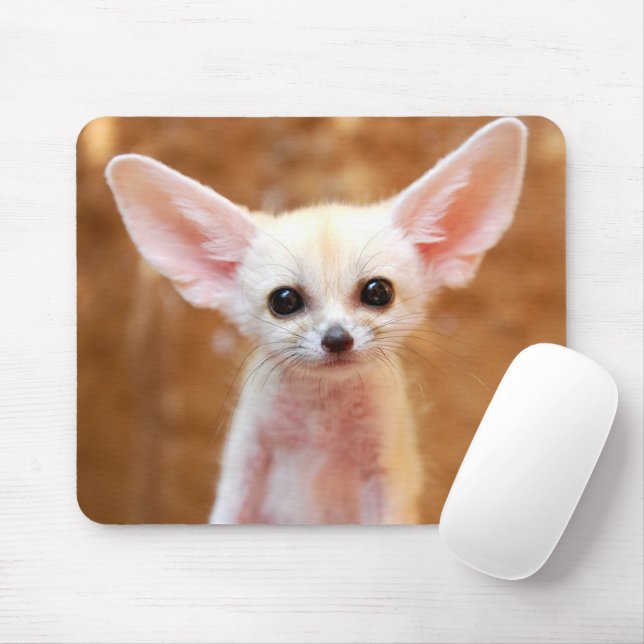 Tapis De Souris Animaux de bébés cutest | Fennec Fox (Avec souris)