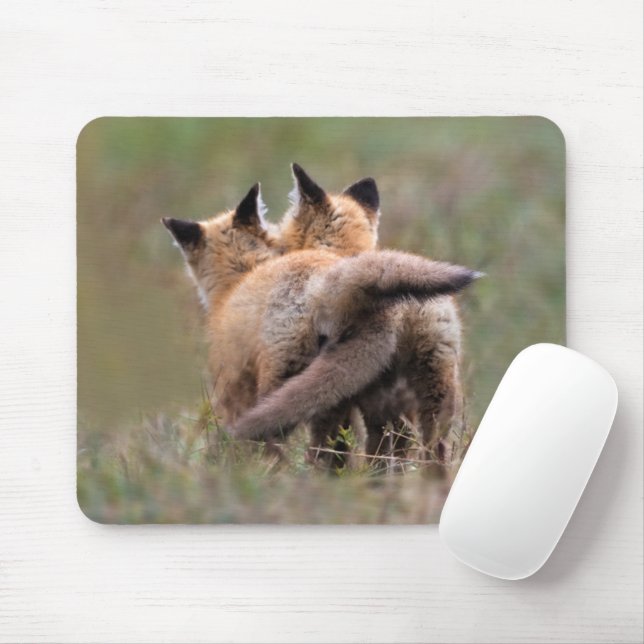 Tapis De Souris Animaux de bébés cutest | Tails de verrouillage de (Avec souris)