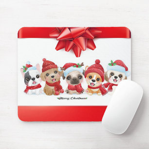 Tapis De Souris Animaux de Noël