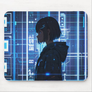 Tapis de souris Anime Circuit imprimé Minimaliste