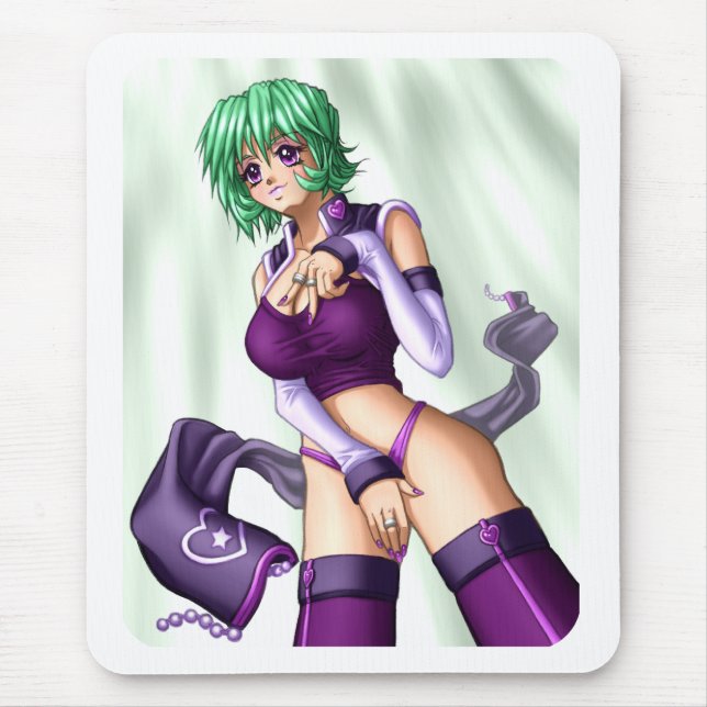 Tapis De Souris Anime Couvrir la fille (Devant)