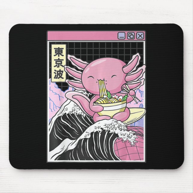 Tapis De Souris Anime Girl Waifu Who Loves Anime Ramen And Sketchi (Devant)