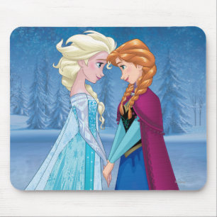 Tapis De Souris Anna and Elsa   Together Forever