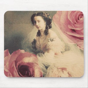 Tapis De Souris Anna de Hesse - Winterhalter - recouvrement rose