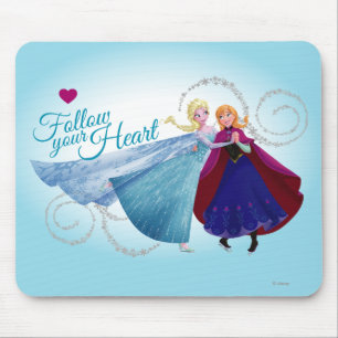 Tapis De Souris Anna et Elsa  Amour de la famille