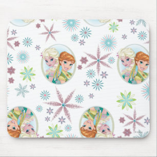 Tapis De Souris Anna et Elsa  Souhait d'anniversaire