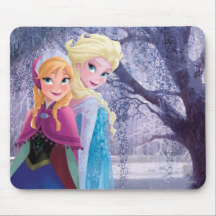 Tapis De Souris Anna et Elsa  Tenir les mains