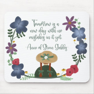 Tapis De Souris Anne des pignons verts