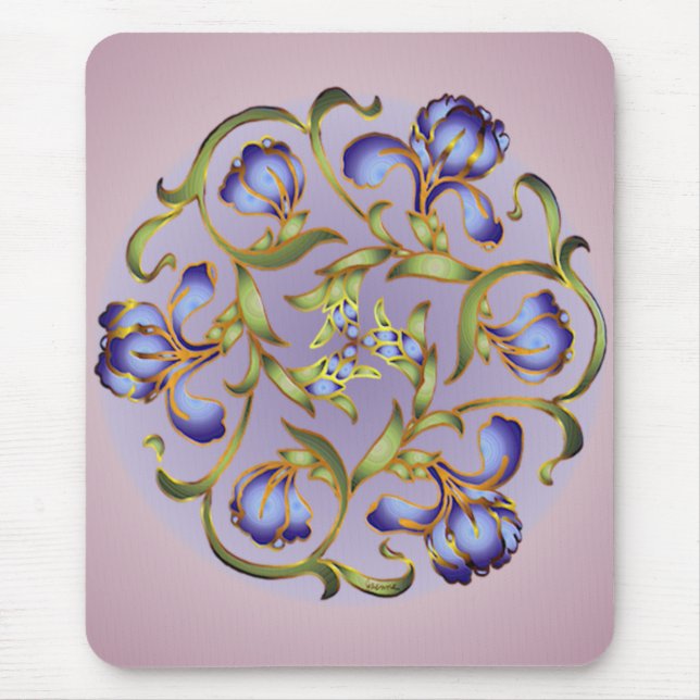 Tapis De Souris Anneau Mousepad d'iris (Devant)