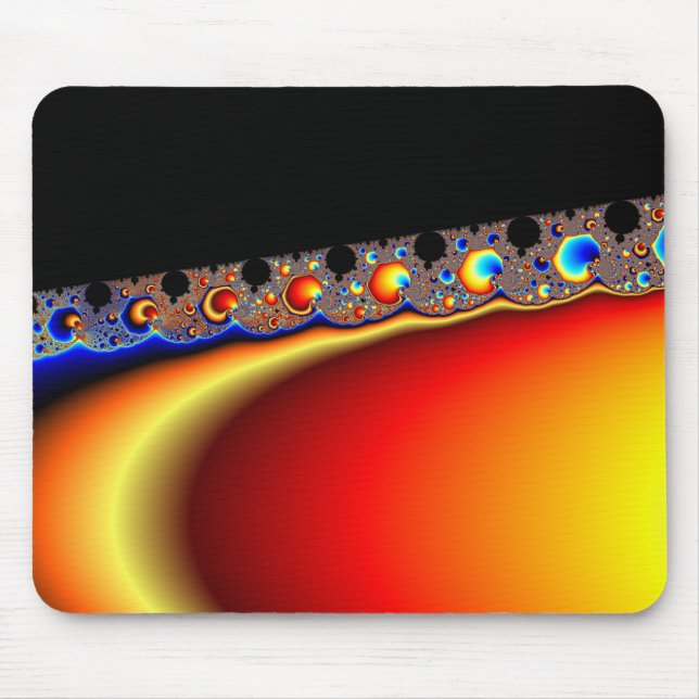 Tapis De Souris Anneaux Fractasiens - Fractal (Devant)