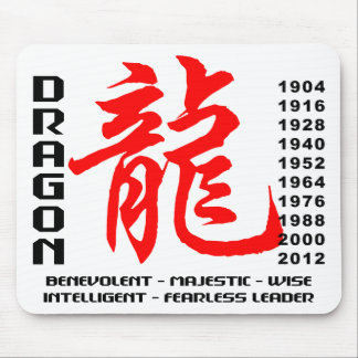 Tapis De Souris Année des caractéristiques de dragon