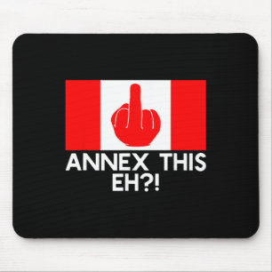Tapis De Souris Annexez ceci Eh! Drapeau du Canada drôle Pro pour