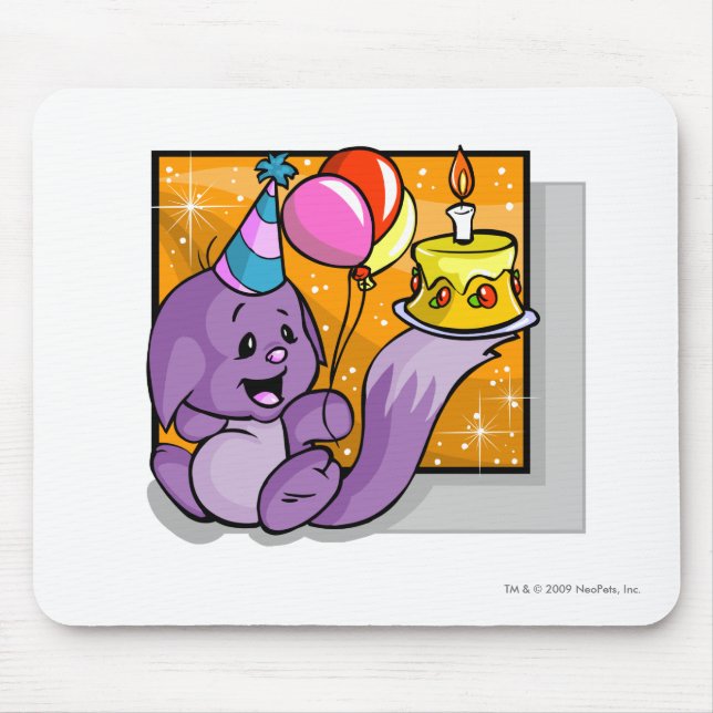 Tapis De Souris Anniversaire Kacheek (Devant)