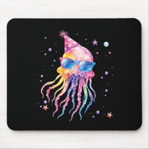 Tapis De Souris Anniversaire Licorne Méduse Été Assorti