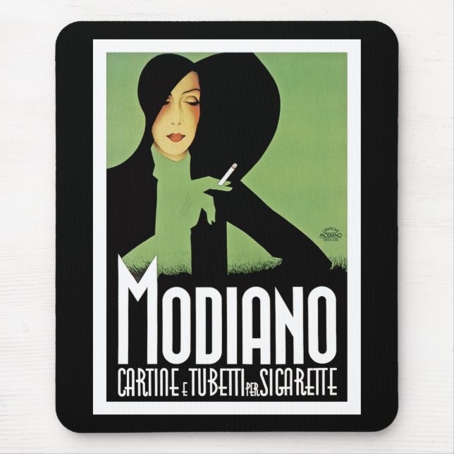 Tapis De Souris Annonce de cigarette de Modiano (Devant)
