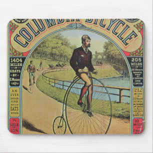 Tapis De Souris Annonce pour la bicyclette de Colombie