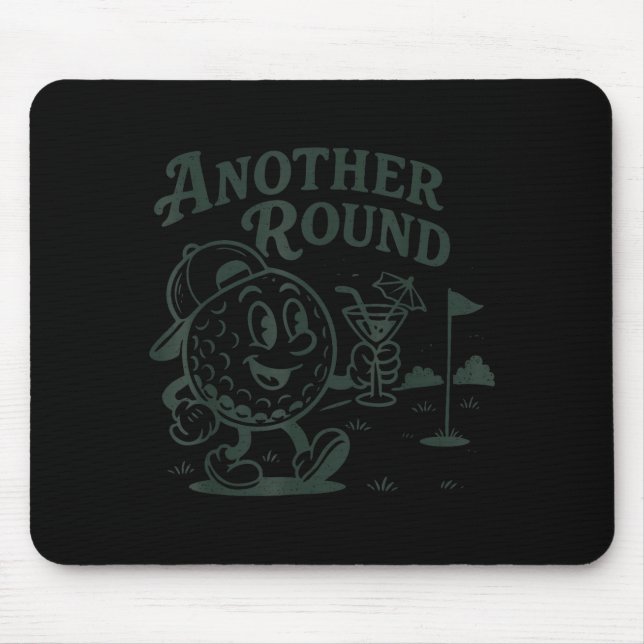 Tapis De Souris Another Round Golf Golfer Golf Lover Srts Men Dad  (Devant)