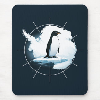 Tapis De Souris Antarctica Penguin Emblem – Polar Explorer Design