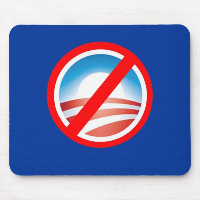 Tapis De Souris Anti Obama T-shirts de NOBAMA, tasses, sweat - (Devant)