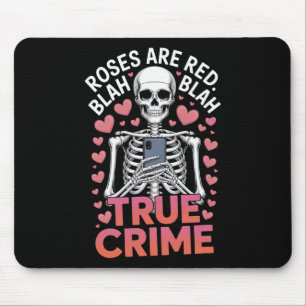 Tapis De Souris Anti Saint-Valentin Roses Sont Rouges Blah Crime V