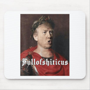 Tapis De Souris Anti Trump Drôle Mème Empereur Romain Trump Plein
