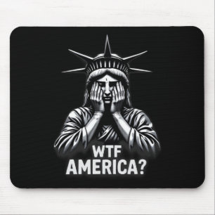 Tapis De Souris Anti-Trump Politique Et Démocratie Avec L'Amérique
