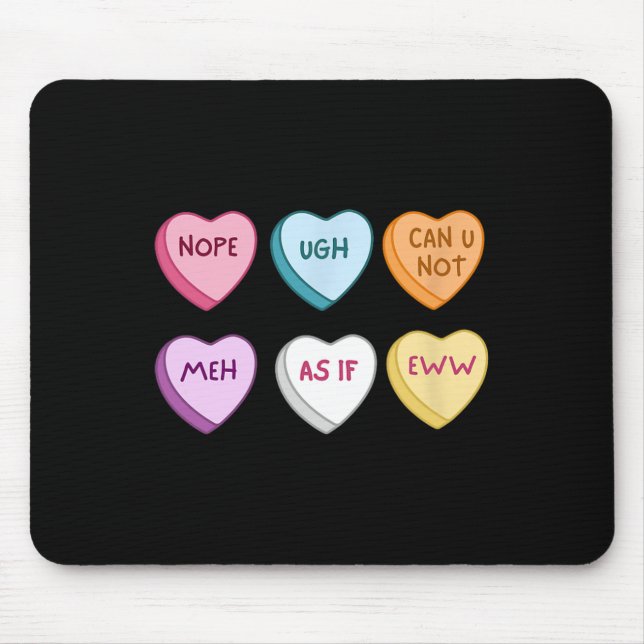 Tapis De Souris Anti Valentine  (Devant)