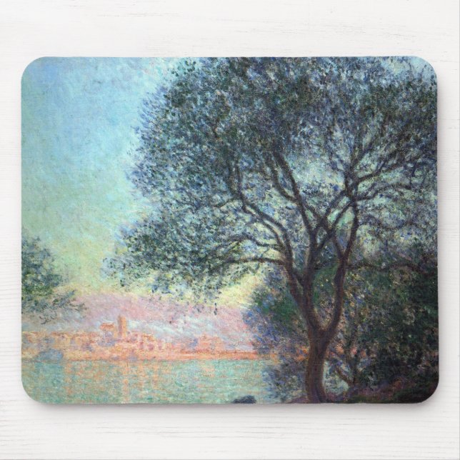 Tapis De Souris Antibes le matin par Claude Monet (Devant)