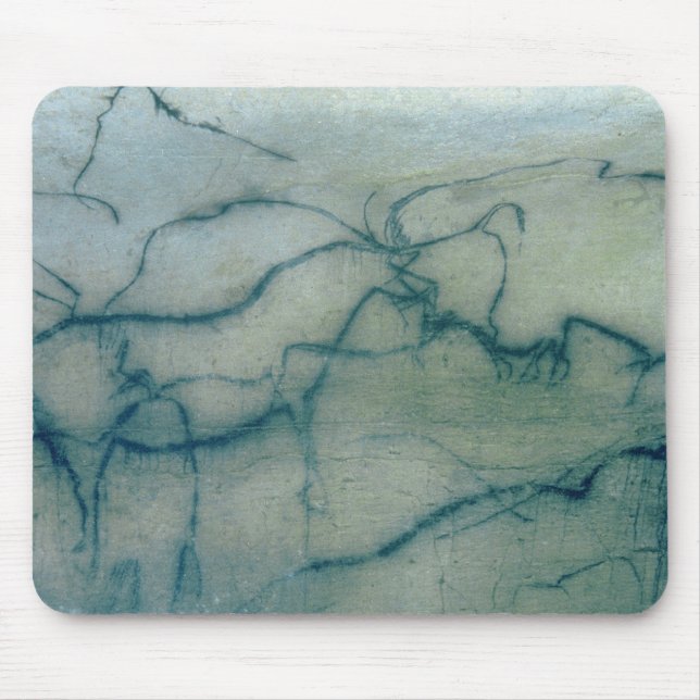 Tapis De Souris Antilope et bison, Perigordian (peinture de (Devant)