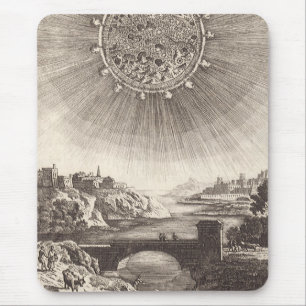 Tapis De Souris Antique Astronomy Sky avec Soleil par Allain Malle