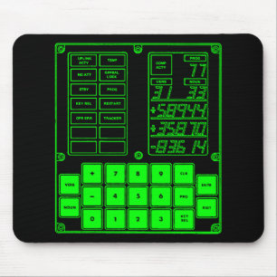 Tapis De Souris Apollo Guidance Bloc-souris de l'ordinateur