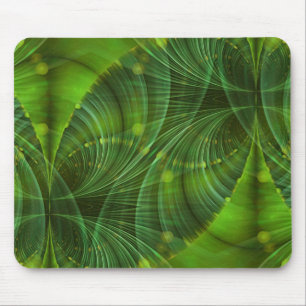 Tapis De Souris Apophyse Fractal Art I - vert