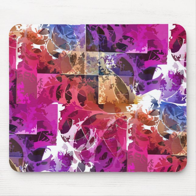 Tapis De Souris Apophyse Fractal Art - toile d'araignée (Devant)