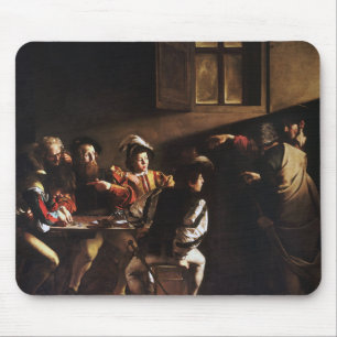Tapis De Souris Appel De Saint Matthieu Par Caravaggio