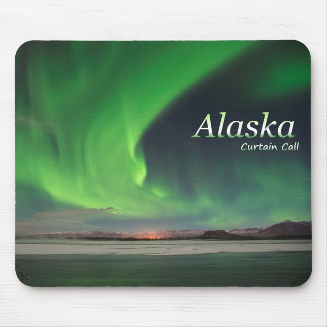 Tapis De Souris Appel du rideau de l'Alaska (Devant)