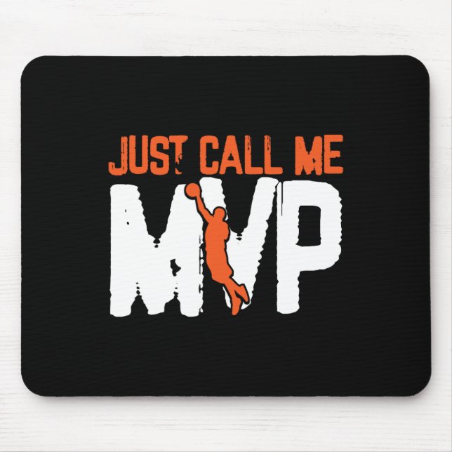 Tapis De Souris Appelez-moi simplement MVP Basket Player (Devant)