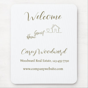 Tapis De Souris Application minimale de remerciement client Bienve