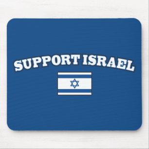 Tapis De Souris Appui Israël avec le drapeau