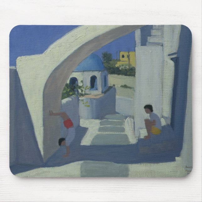 Tapis De Souris Appui renversé Santorini (Devant)