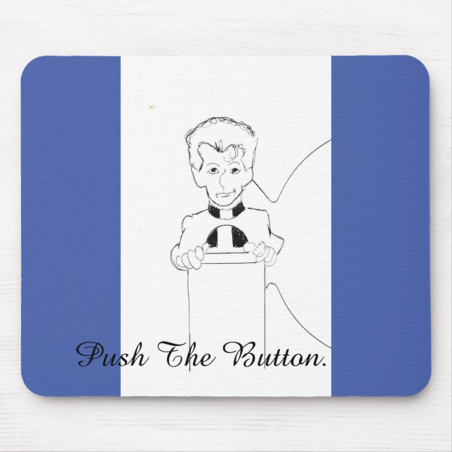 Tapis De Souris Appuyez Sur Le Bouton : Bloc Souris (Devant)