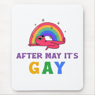 Tapis De Souris Après mai c'est Gay Funny LGBT Pride Mois