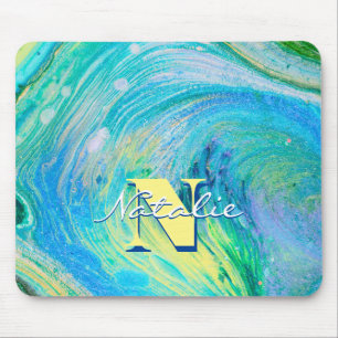 Tapis De Souris Aqua Blue Acrylic