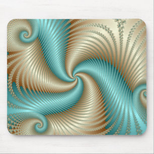 Tapis De Souris Aqua Satin - Fractal