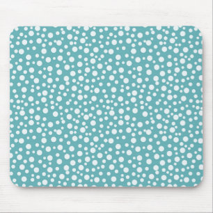 Tapis De Souris Aqua White Confetti
