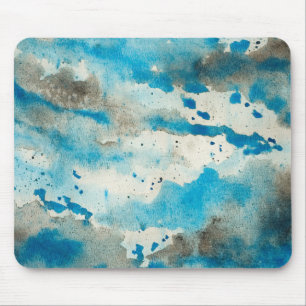 Tapis De Souris Aquarelle Abstraite