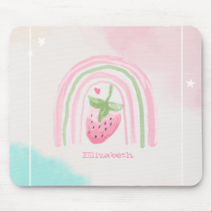 Tapis De Souris Aquarelle Arc-en-ciel