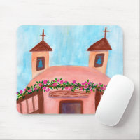 Aquarelle colorée de l'église Sanctuario de Chimay